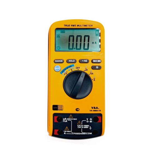 Мультиметр цифровой с повышенной защитой                                          VA-MM41R (ГосРеестр) фотография 