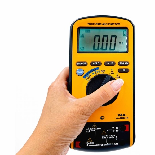 Мультиметр цифровой с повышенной защитой                                          VA-MM41R (ГосРеестр) фотография  фото 4